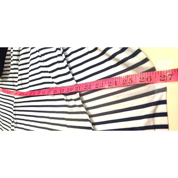 Falechay Womens 2XL Striped Top With Puff Sleeves & Button Detail - Picture 11 of 12